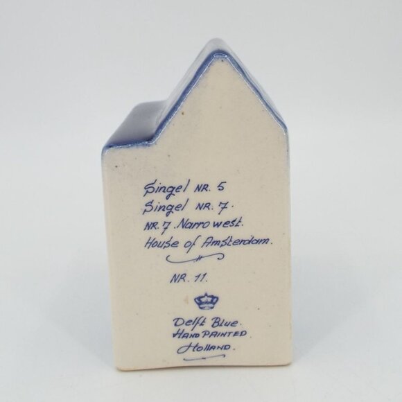 Delft Blue Hand Painted 11 Singel 5 Singel 7 Narro West House of Amsterdam - Picture 5 of 9